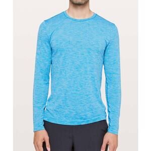 455 - Lululemon Metal Vent Tech Surge Long Sleeve Amalfi Blue in XL